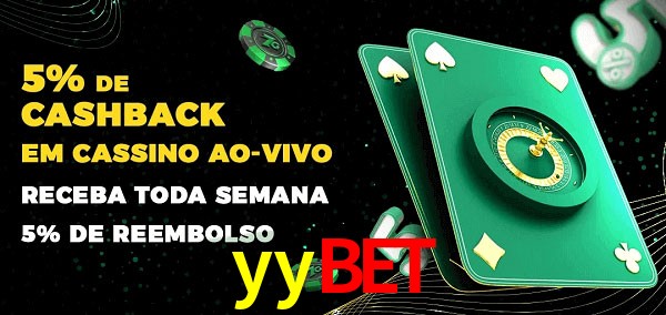 Promoções do cassino ao Vivo yybet